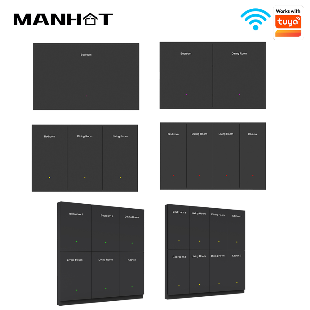 Smart Light Switch Wifi - Sakelar Nama DIY Cerdas Manhot WIFI,