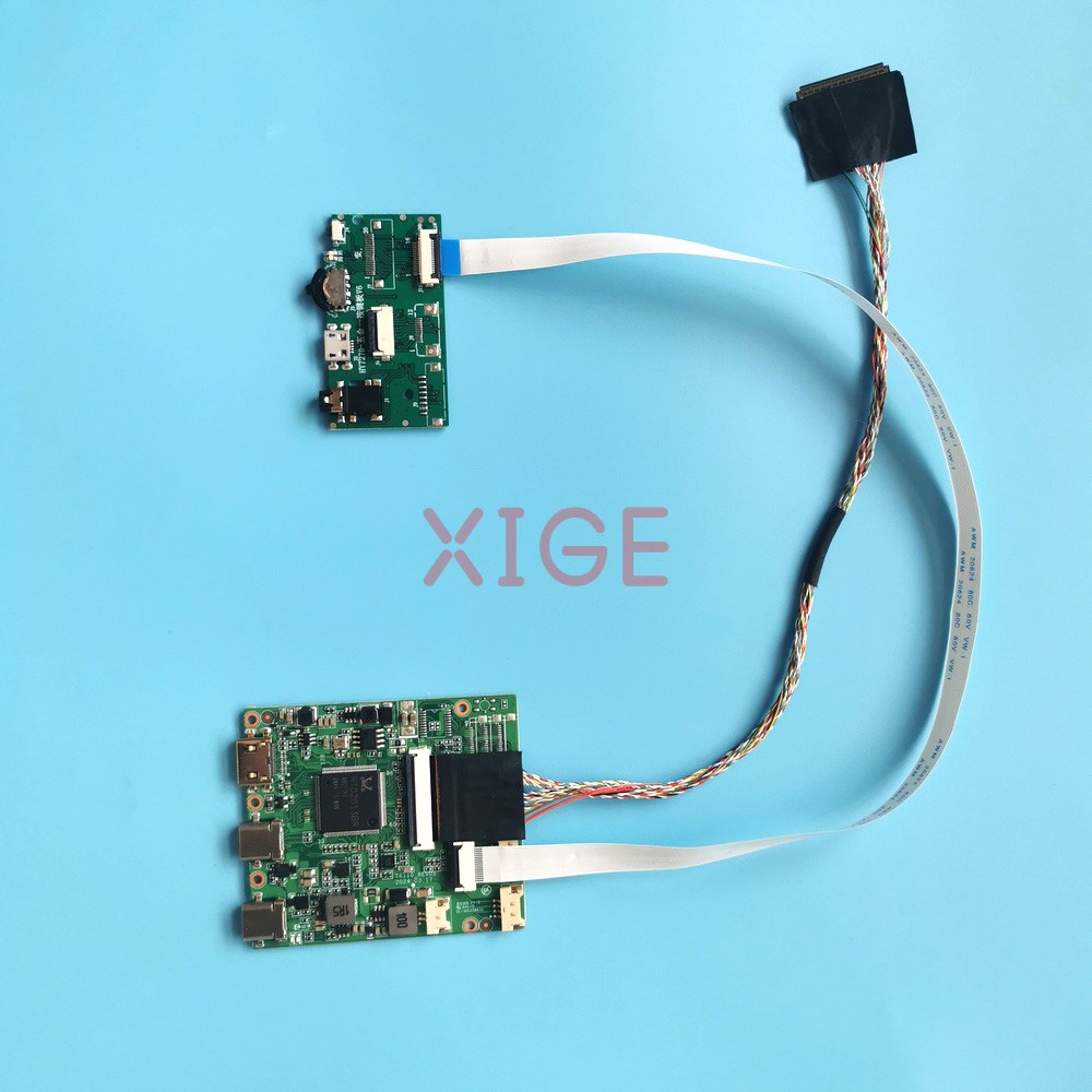 Microcontroller Kit - Cocok LP140WH1(TL)-TLA1/TLC6/TLD6/TLE2 40-Pin LVDS TYPE-C Mini-HDMI
