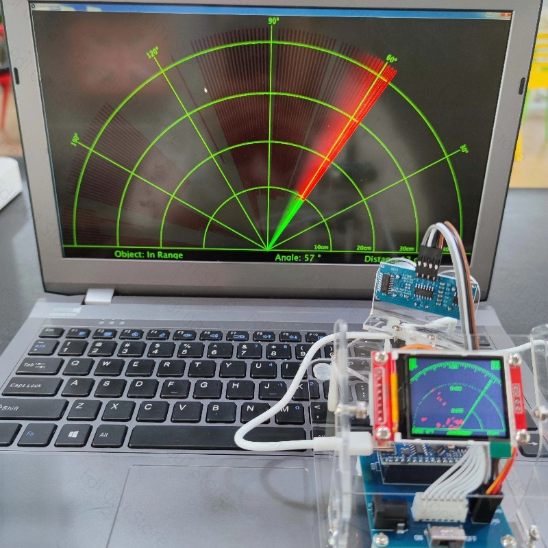 Sensor Kit Arduino - Kit Pemindaian Radar Ultrasonik DIY untuk
