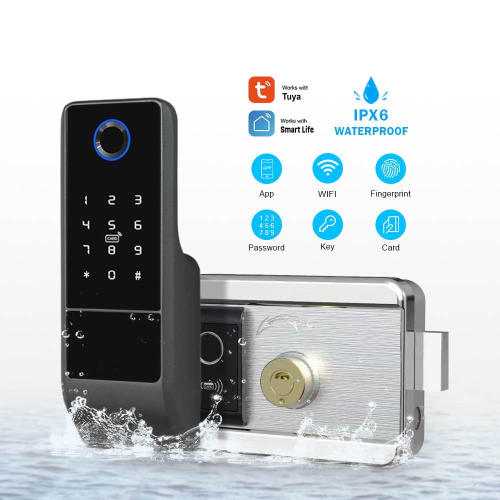 Smart Door Lock Wifi - Kunci Pintu Pintar Elektronik Sidik Jari