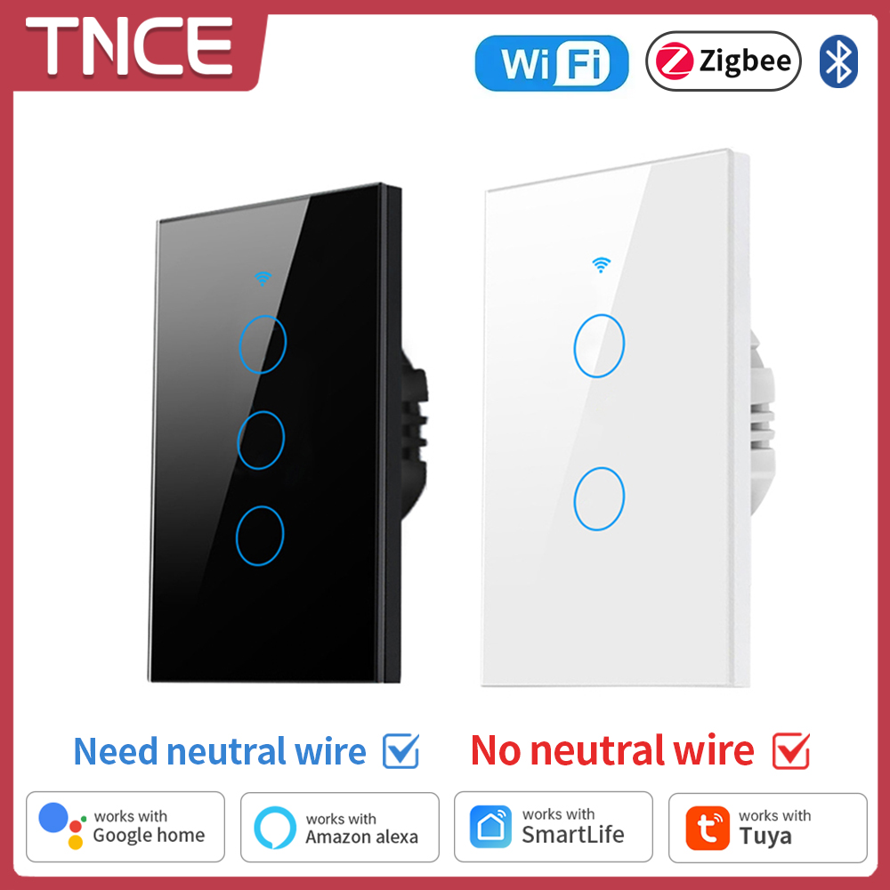 Smart Light Switch Wifi - TNCE Tuya WiFi/Zigbee saklar lampu pintar,