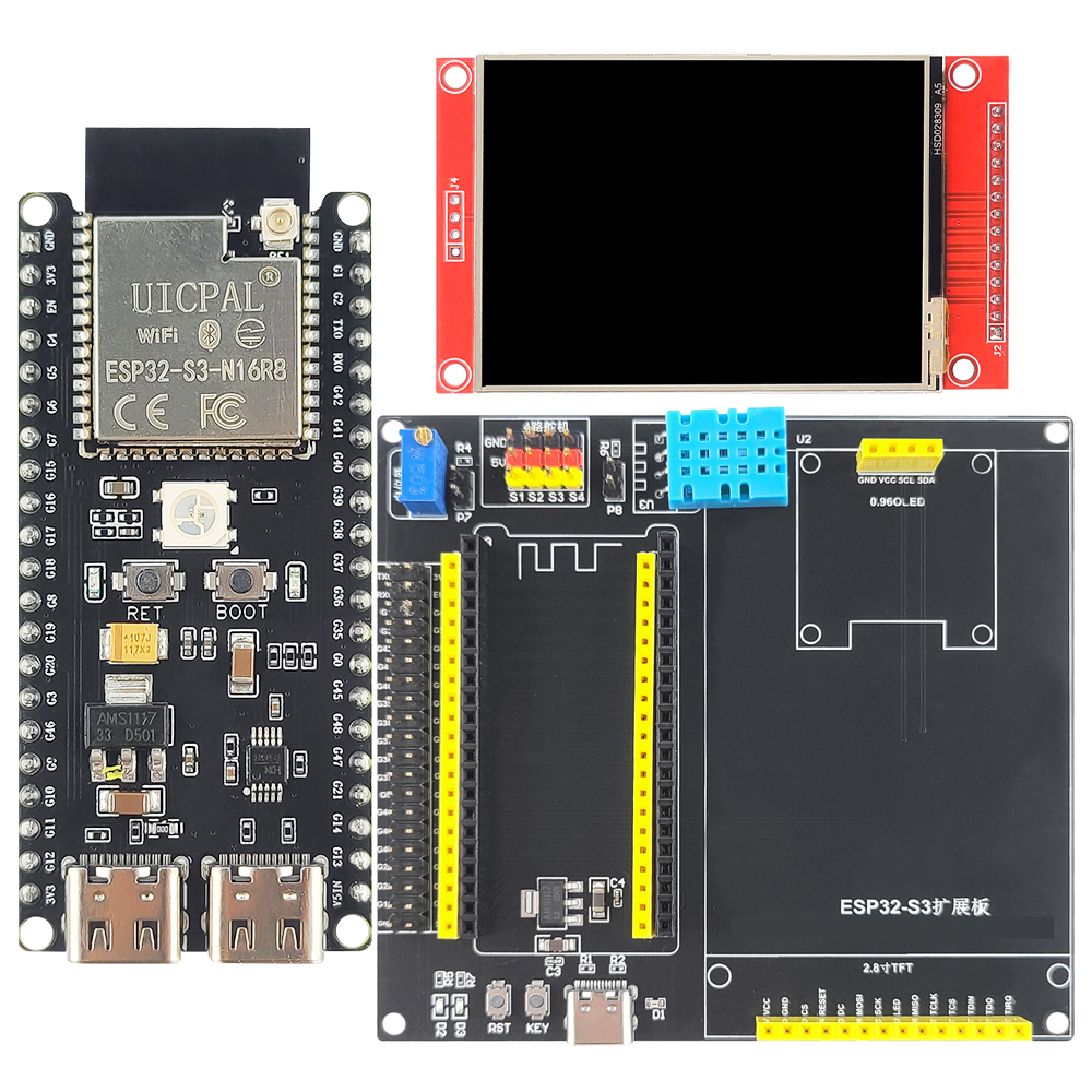 Esp32 Smart Home Kit - Kit Papan Pengembangan ESP32-S3-DevKitC-1 dengan LCD