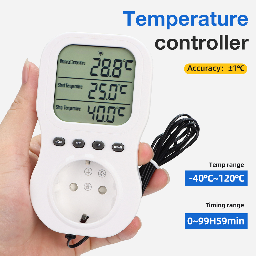 Soket Pengatur Waktu Digital L - Wifi Thermostat ulasan dan harga