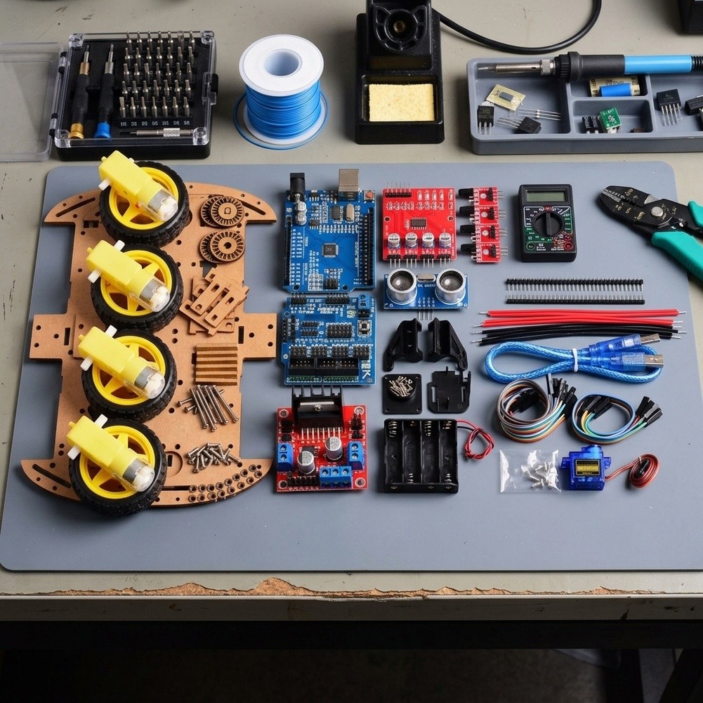 untuk kendaraan 4WD, kit rangk - Sensor Kit Arduino ulasan dan harga