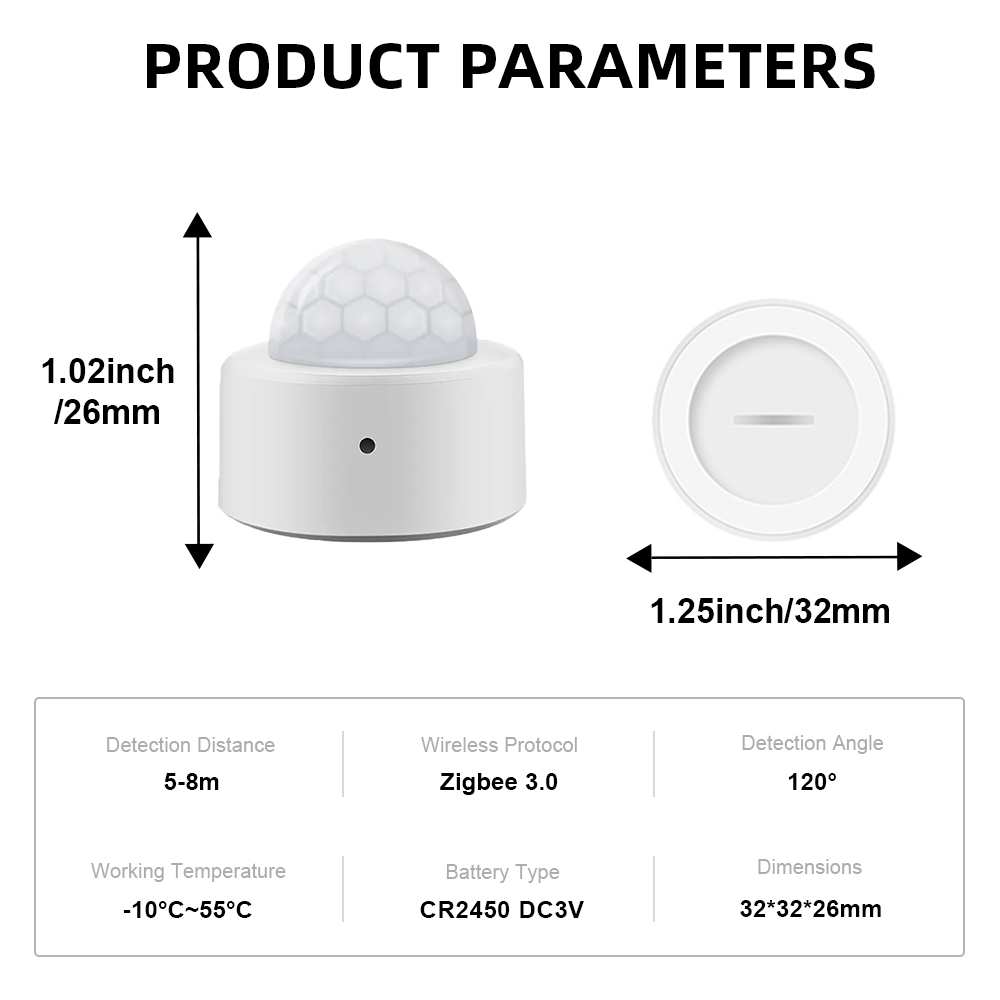 Sensor Cahaya Tuya ZigBee Sens - Smart Home Automation Kit ulasan dan harga