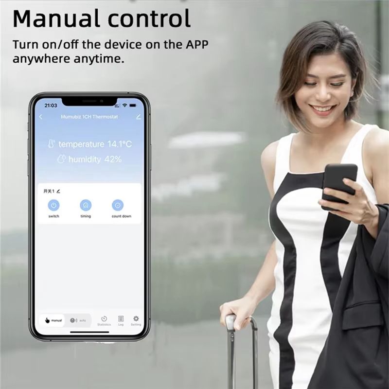 A01F-Tuya, Sakelar Wifi Cerdas - Wifi Thermostat ulasan dan harga