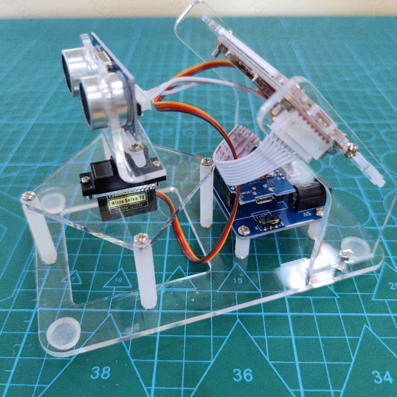 Kit Pemindaian Radar Ultrasoni - Sensor Kit Arduino ulasan dan harga