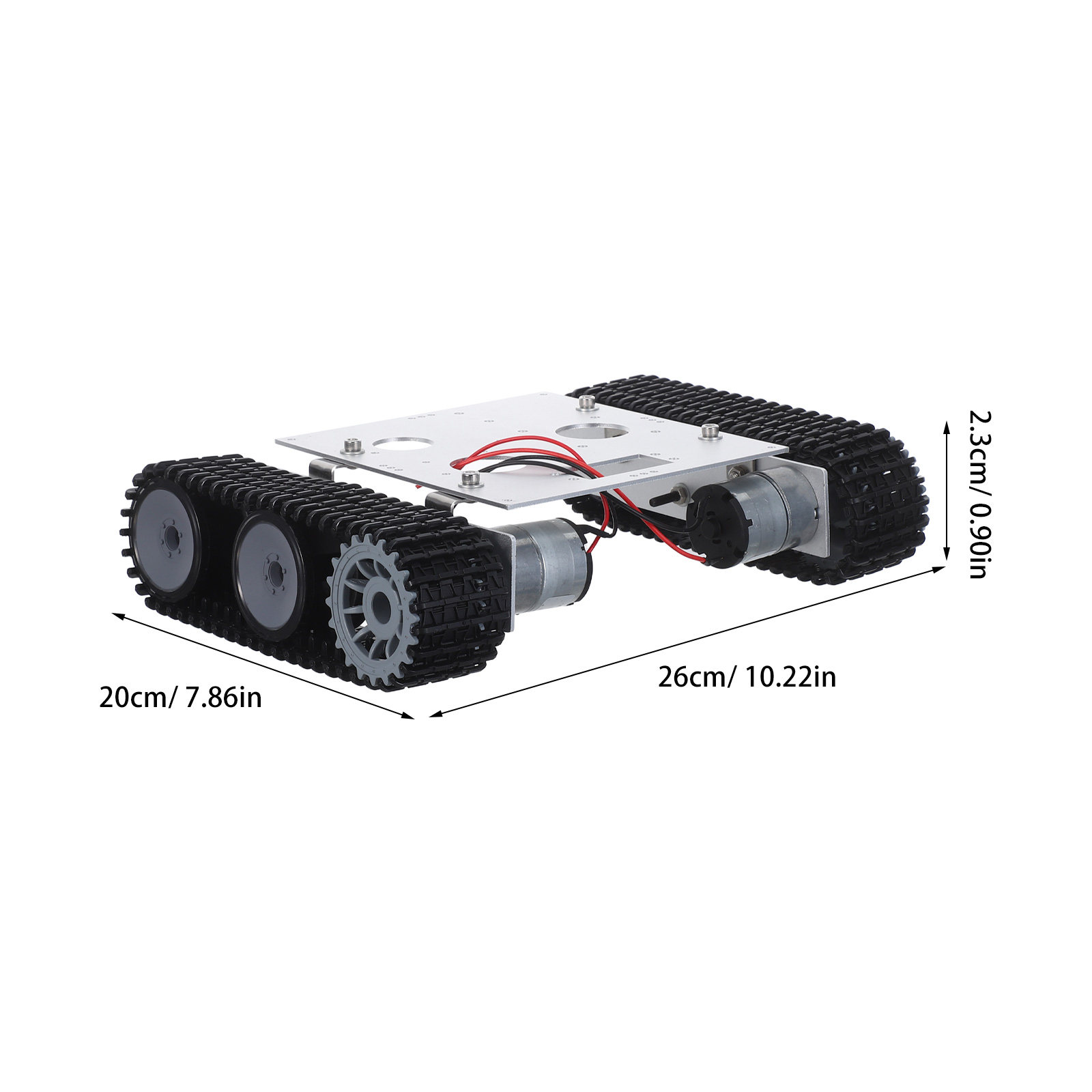 Kit Rangka Tank Robot Logam -  - Stem Robotics Kit ulasan dan harga