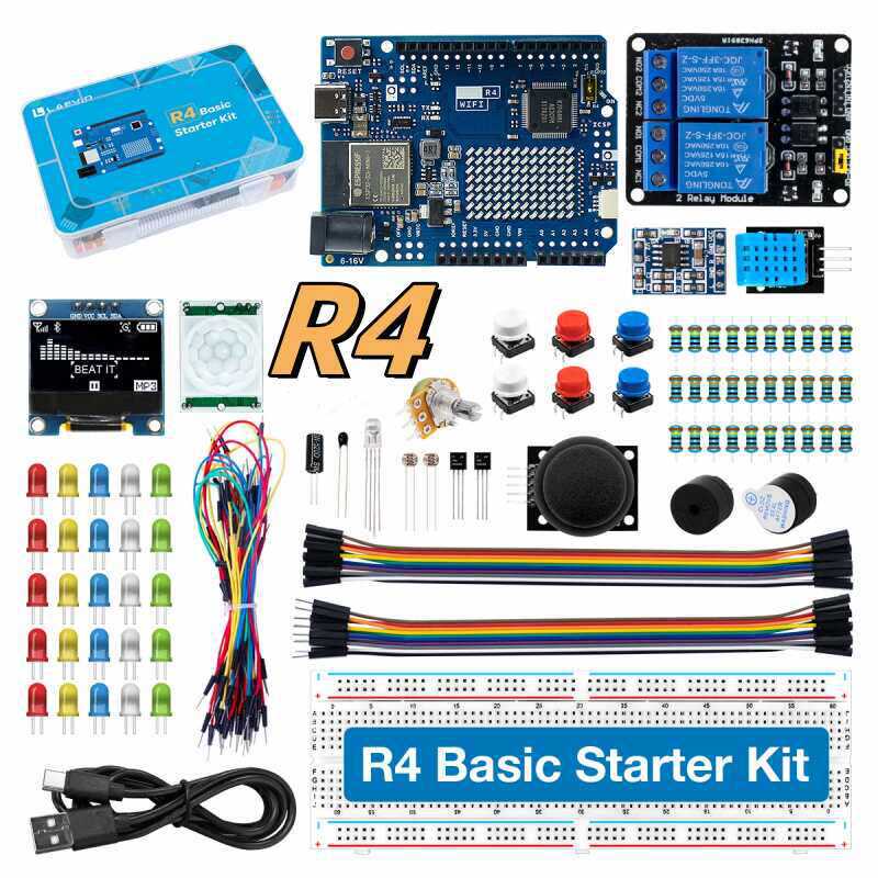 Kit Pemula Pengembangan UNO R4 - Electronics Project Kit ulasan dan harga