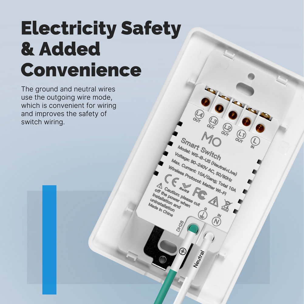 THIVN-Matter Sakelar Lampu Pin - Smart Light Switch Wifi ulasan dan harga