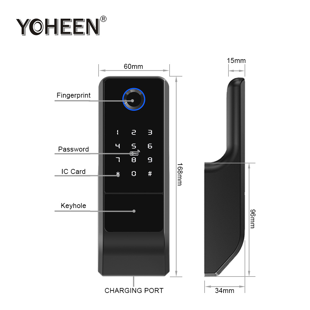 Kunci Pintu Pintar Elektronik  - Smart Door Lock Wifi ulasan dan harga