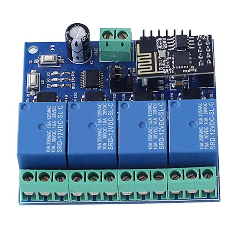 ESP8266 ESP-01 Modul Relai WiF - Esp8266 Relay Module ulasan dan harga