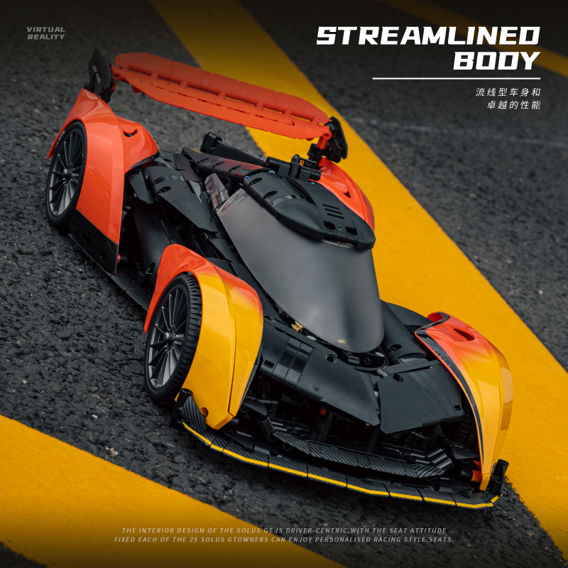 Technic 1:10 MOC McLaren SOLUS - Stem Robotics Kit ulasan dan harga
