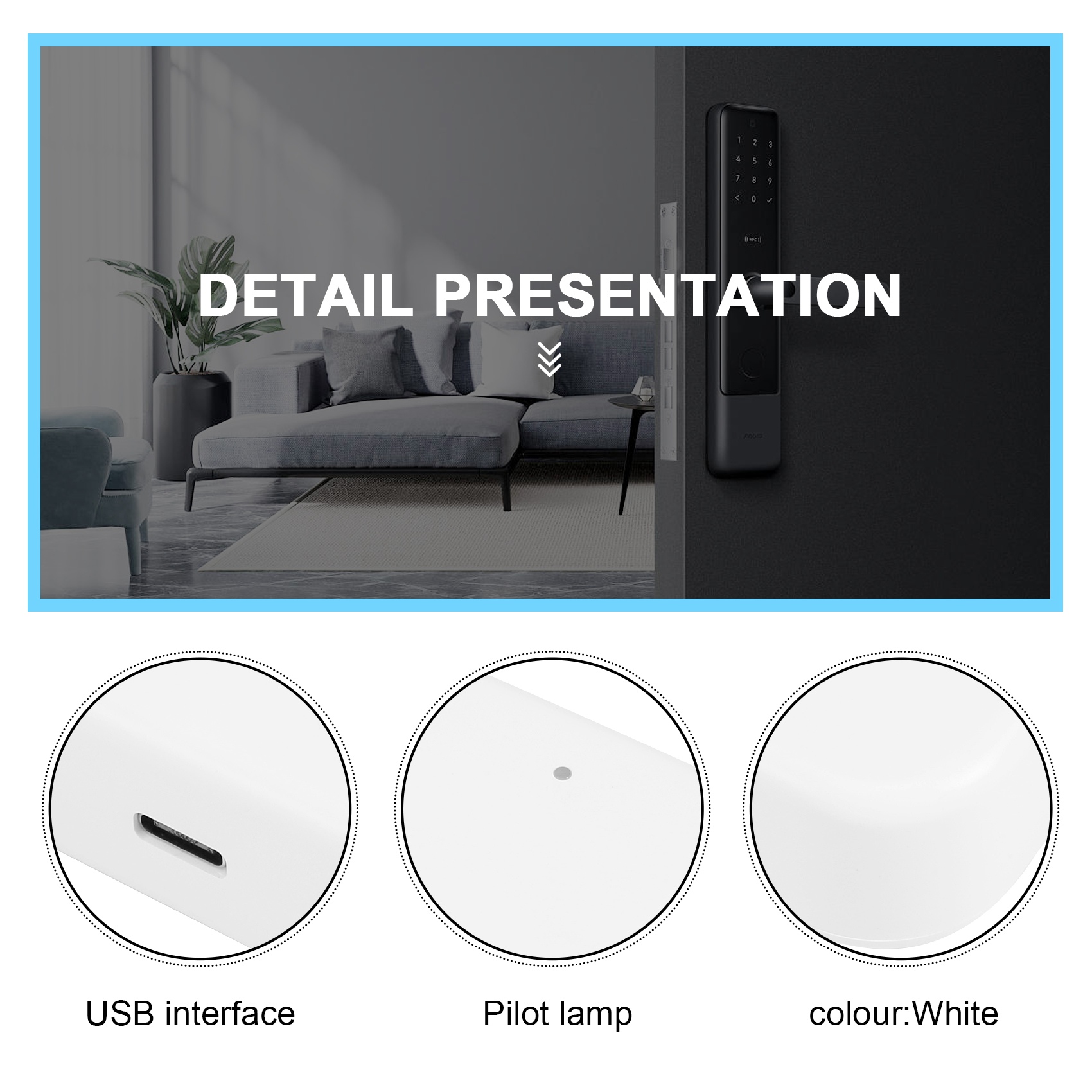 Gerbang Wifi Bluetooth Kunci P - Smart Door Lock Wifi ulasan dan harga