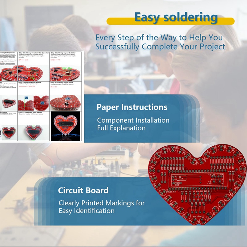 ● Paket Latihan Penyolderan, P - Electronics Project Kit ulasan dan harga