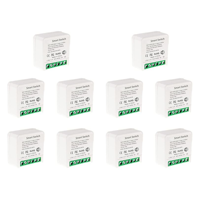 10X Sakelar Relai Wifi Mini Ce - Smart Light Switch Wifi ulasan dan harga