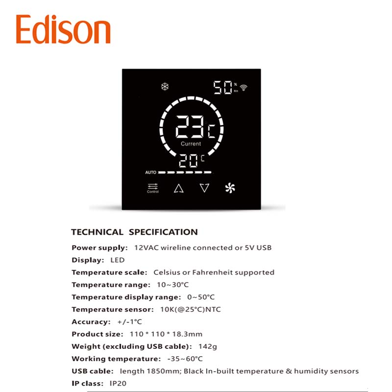 Pengontrol AC Pintar PVC Fleks - Wifi Thermostat ulasan dan harga