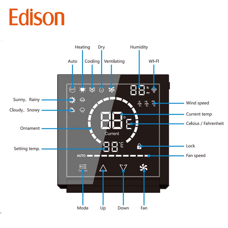 Pengontrol AC Pintar PVC Fleks - Wifi Thermostat ulasan dan harga